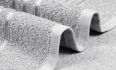Comfort Living 2Pc Hand Towel, Ice Grey|400 GSM Cotton| Quicky Dry