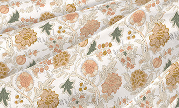 Road To Jaipur  Bedding Set, Bagru| 210 TC|4 Pc Set