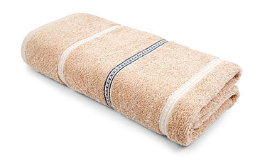 Urban Comfort Bath Towel, Hexa Brown| 450 GSM Cotton|Dry Fast