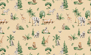 Juniors Double AC Comforter, Jigsaw Jungle|144 TC Cotton