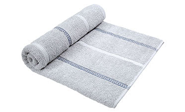 Urban Comfort Bath Towel, Disty Grey| 450 GSM Cotton|Dry Fast
