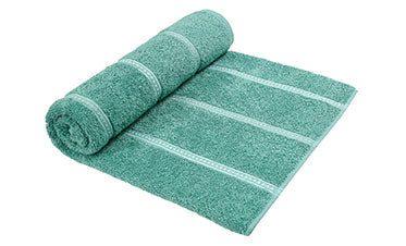 Urban Comfort Bath Towel, Shell Green| 450 GSM Cotton|Dry Fast