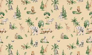 Juniors Single AC Comforter, Jigsaw Jungle|144 TC Cotton