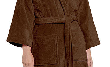 Soft Comfort Unisex Large Bathrobe, Willow Wood| 300 GSM Cotton| Sheared Velvet Touch