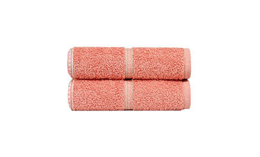 Urban Comfort 2 Pc Hand Towel Set, Brick Red| 450 GSM Cotton|Dry Fast