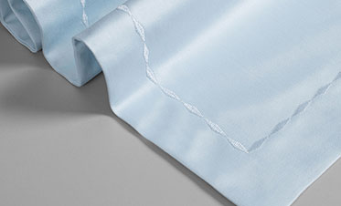 Nectarsoft King Solid Bedsheet Set, Light Blue| 600 TC Cotton| 4 Pillow Covers