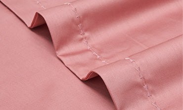 Indulgence Solid King Bedsheet, MODERN ROSE |300 TC Cotton|2 Pillow Covers|Thermal Regulation