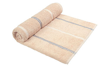Urban Comfort Bath Towel, Hexa Brown| 450 GSM Cotton|Dry Fast