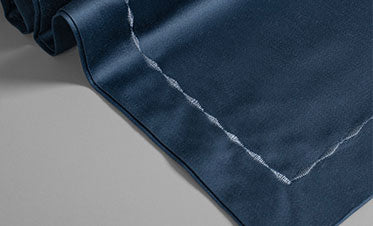 Nectarsoft King Solid Bedsheet Set, Dark Blue| 600 TC Cotton| 4 Pillow Covers