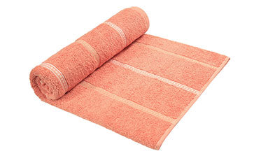 Urban Comfort Bath Towel, Brick Red| 450 GSM Cotton|Dry Fast