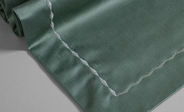 Nectarsoft King Solid Bedsheet Set, Green| 600 TC Cotton| 4 Pillow Covers