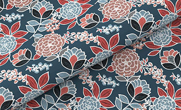 Epitome Queen Bedsheet Set, Adele|144TC Cotton| 2 Pillow Covers
