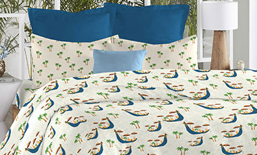 Atulaya Bharat King Bedsheet Set, Aranmula|144 TC Cotton|2 Pillow Covers