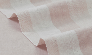 Home Essential Melange Stripe Solid Queen Bedsheet Set, Alsel|130 TC Cotton| 2 Pillow Covers
