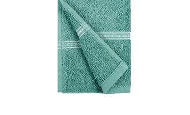 Urban Comfort 2 Pc Hand Towel Set, Shell Green| 450 GSM Cotton|Dry Fast
