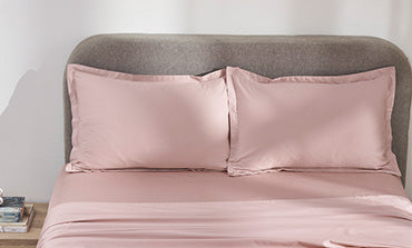 Indulgence Solid King Bedsheet, Teal- Mist |300 TC Cotton|2 Pillow Covers|Thermal Regulation