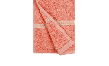 Urban Comfort 2 Pc Hand Towel Set, Brick Red| 450 GSM Cotton|Dry Fast