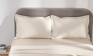 Indulgence Solid King Bedsheet, Teal- Mist |300 TC Cotton|2 Pillow Covers|Thermal Regulation