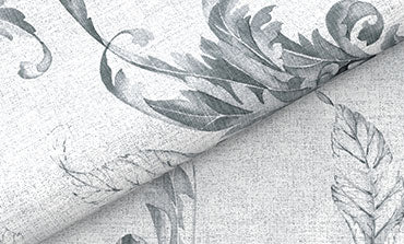 Home Essential King Printed Bedsheet, 144TC, 100% Cotton-Osiris Grey