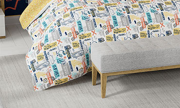 Juniors Double AC Comforter, Streetstyle Skate|144 TC Cotton