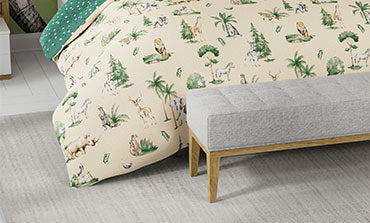 Juniors Double AC Comforter, Jigsaw Jungle|144 TC Cotton