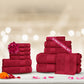 Soft Comfort, 12Pc Set,Air Rich Technology , 509 GSM,Crimson Red