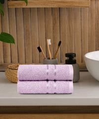 Comfort Living 2Pc Hand Towel ,400 Gsm, Quicky Dry, Violet Sky