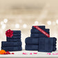 Soft Comfort, 12Pc Set,Air Rich Technology , 509 GSM,Navy