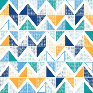 Trippy Triangles - Blue