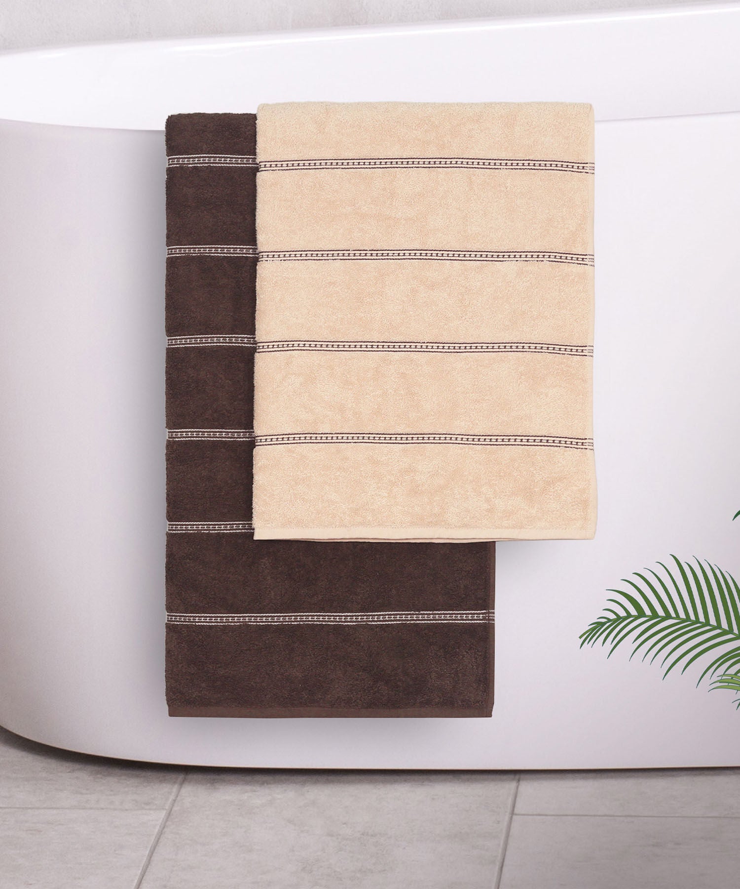 Cream & Brown