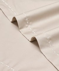 Indulgence Solid King Bedsheet, Teal- Mist |300 TC Cotton|2 Pillow Covers|Thermal Regulation