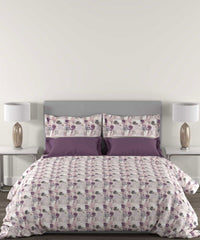 Epitome Queen Bedsheet Set, Adele|144TC Cotton| 2 Pillow Covers